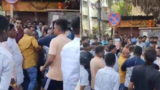  वरळीत मनसे-शिंदेच्या शिवसेनेत तुफान राडा