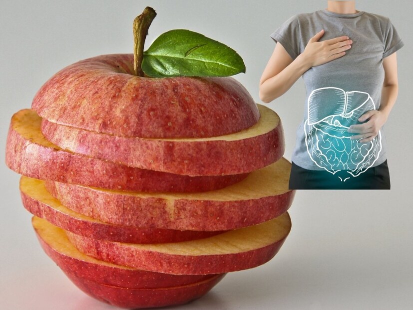 सफरचंदात पेक्टिन नावाचं एक प्रकारचा फायबर असतं. जे पोटाच्या आरोग्यासाठी फायद्याचं आहे. पेक्टिनमुळे निरोगी बॅक्टेरिया, बॅक्टेरॉइडेट्सचं प्रमाण वाढतं. त्यामुळे खाल्लेलं जेवण सहज पचतं. आतड्यांवर फार ताण न आल्यामुळे आतड्याचं आरोग्य सुधारतं. 