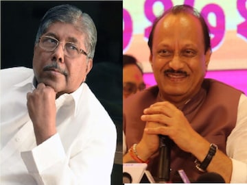 चंद्रकांत पाटील आणि अजित पवार