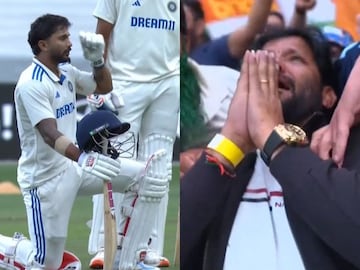 Nitish Kumar Reddy Father Gets Emotional