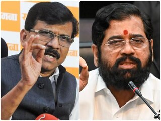 Sanjay raut on Eknath shinde Sanjay raut on Eknath shinde