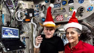 Sunita Williams Christmas Celebration Sunita Williams Christmas Celebration