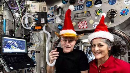 Sunita Williams Christmas Celebration Sunita Williams Christmas Celebration