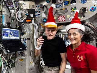Sunita Williams Christmas Celebration  Sunita Williams Christmas Celebration