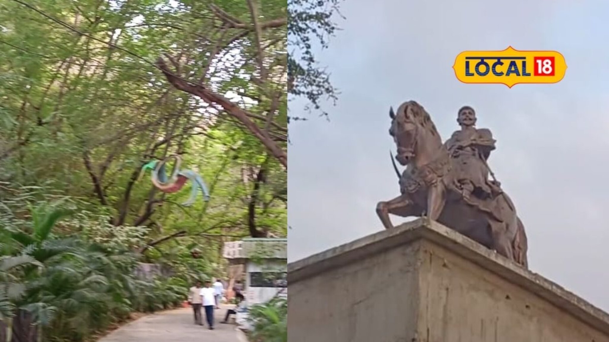 शिवरायांचा भव्य पुतळा, निसर्गरम्य वातावरण, पर्यटनासाठी अमरावतीमधील अतिशय सुंदर असं लोकेशन