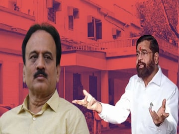 Girish Mahajan Visit Varsha Bunglow Girish Mahajan Visit Varsha Bunglow