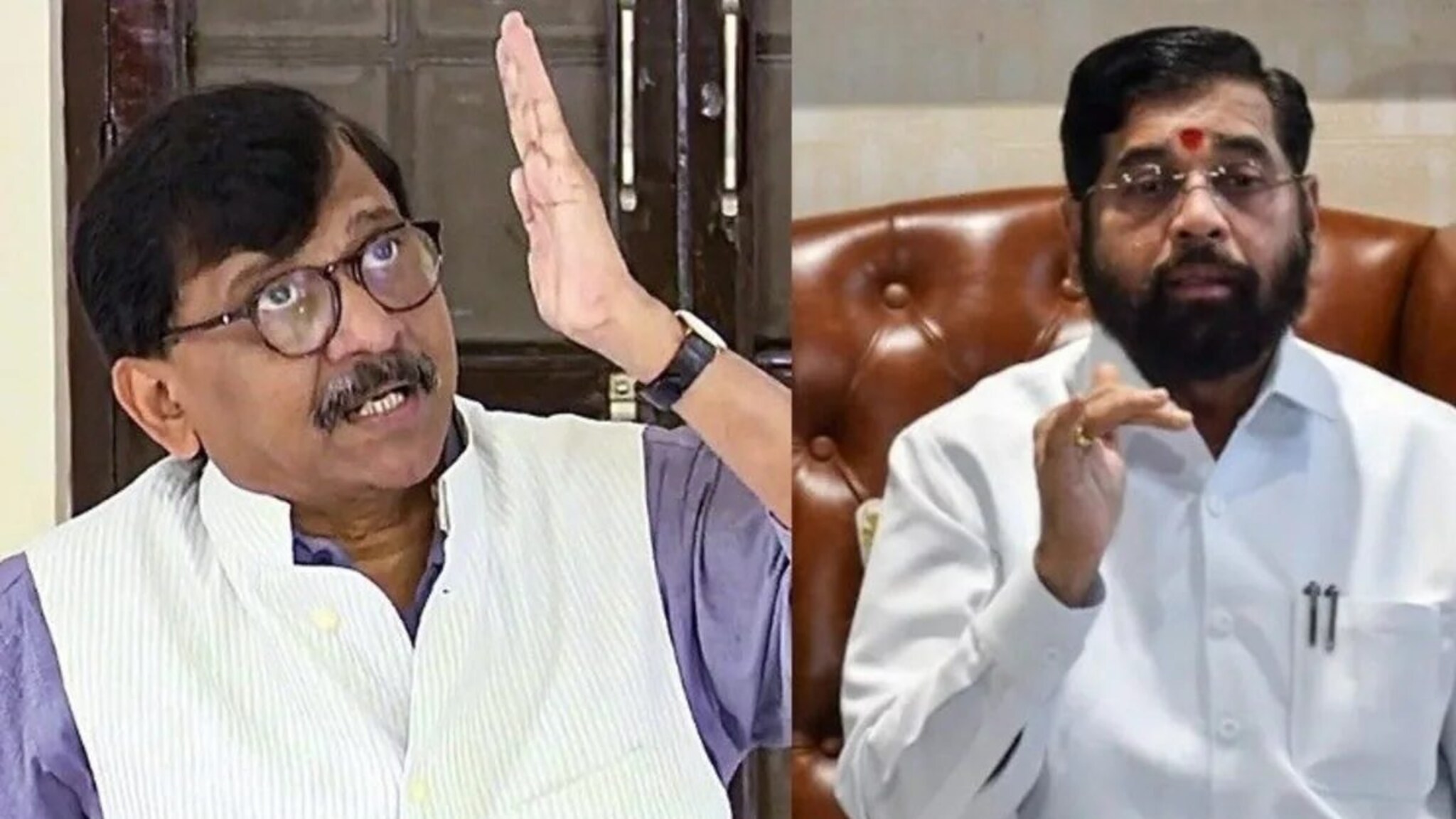 Sanjay Raut : बाळासाहेबांचा विसर पडला! 'त्या' जाहिरातीवरून राऊतांनी एकनाथ शिंदेंना कोंडीत पकडलं