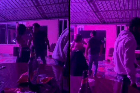 अश्लील चाळे आणि दारुची नशा, साताऱ्यात रेव्ह पार्टीतच राडा, डोक्यात बिअरची बाटली फोडली अन्...