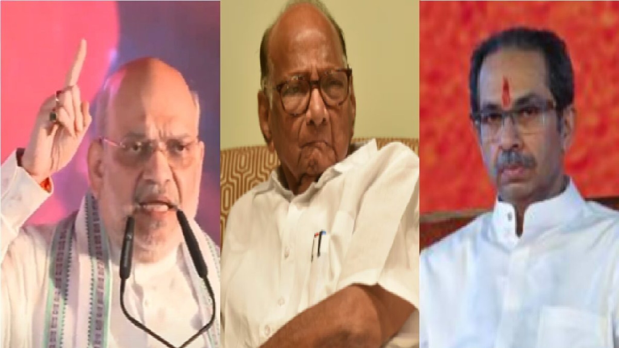 निवडणूक काळात टीका टाळली पण विधानसभा जिंकताच शाह फॉर्मात,पवार आणि ठाकरेंवर हल्ला