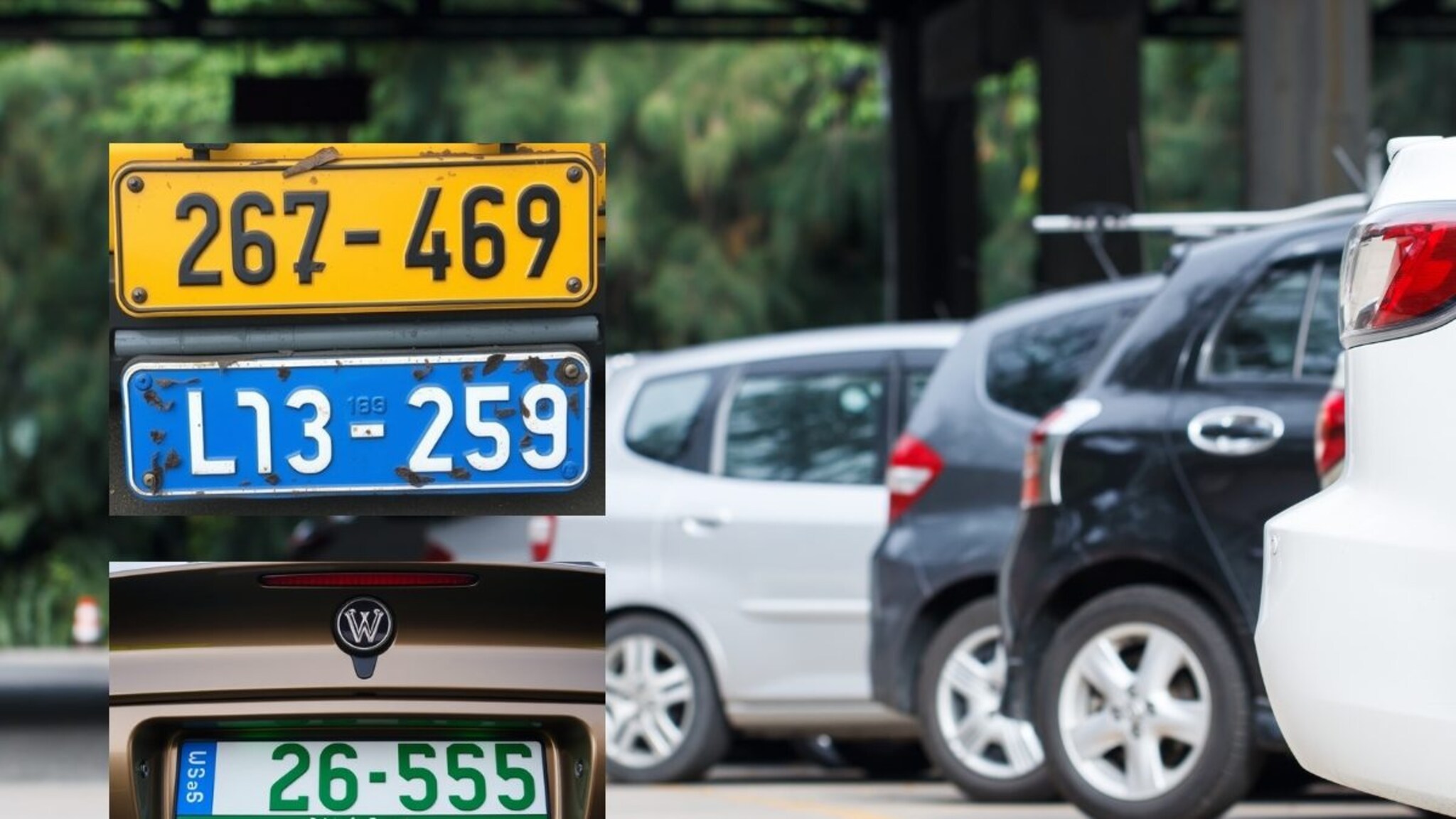 पिवळी, पांढरी, निळी किंवा हिरवी... नंबर प्लेट्सचा रंग वेगवेगळा का असतो? प्रत्येकाचा अर्थ नेमका काय?