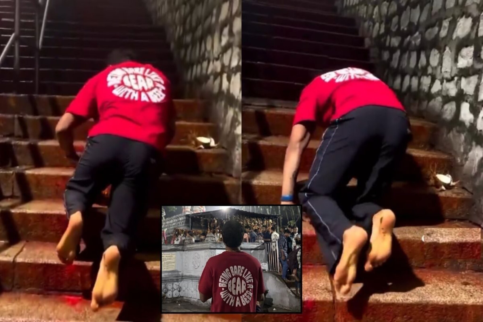 BGT मध्ये शतक ठोकणाऱ्या खेळाडूने गुघड्यावर चढल्या तिरुपतीच्या पायऱ्या, पाहा कोण