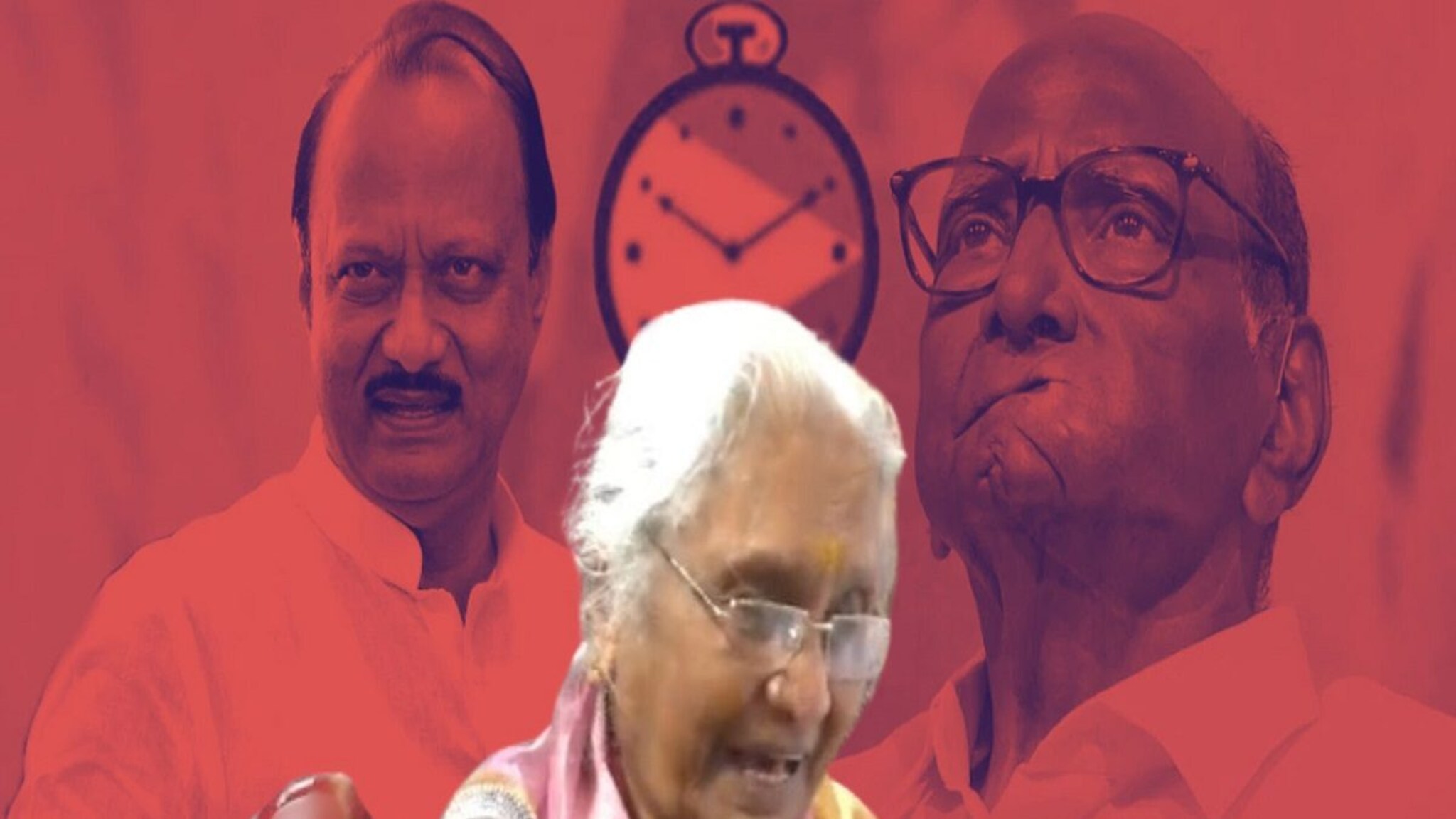 Ajit Pawar : अजित पवारांच्या मातोश्री विठूरायाच्या चरणी, पवार कुटुंबिय... काय घातलं साकडं?