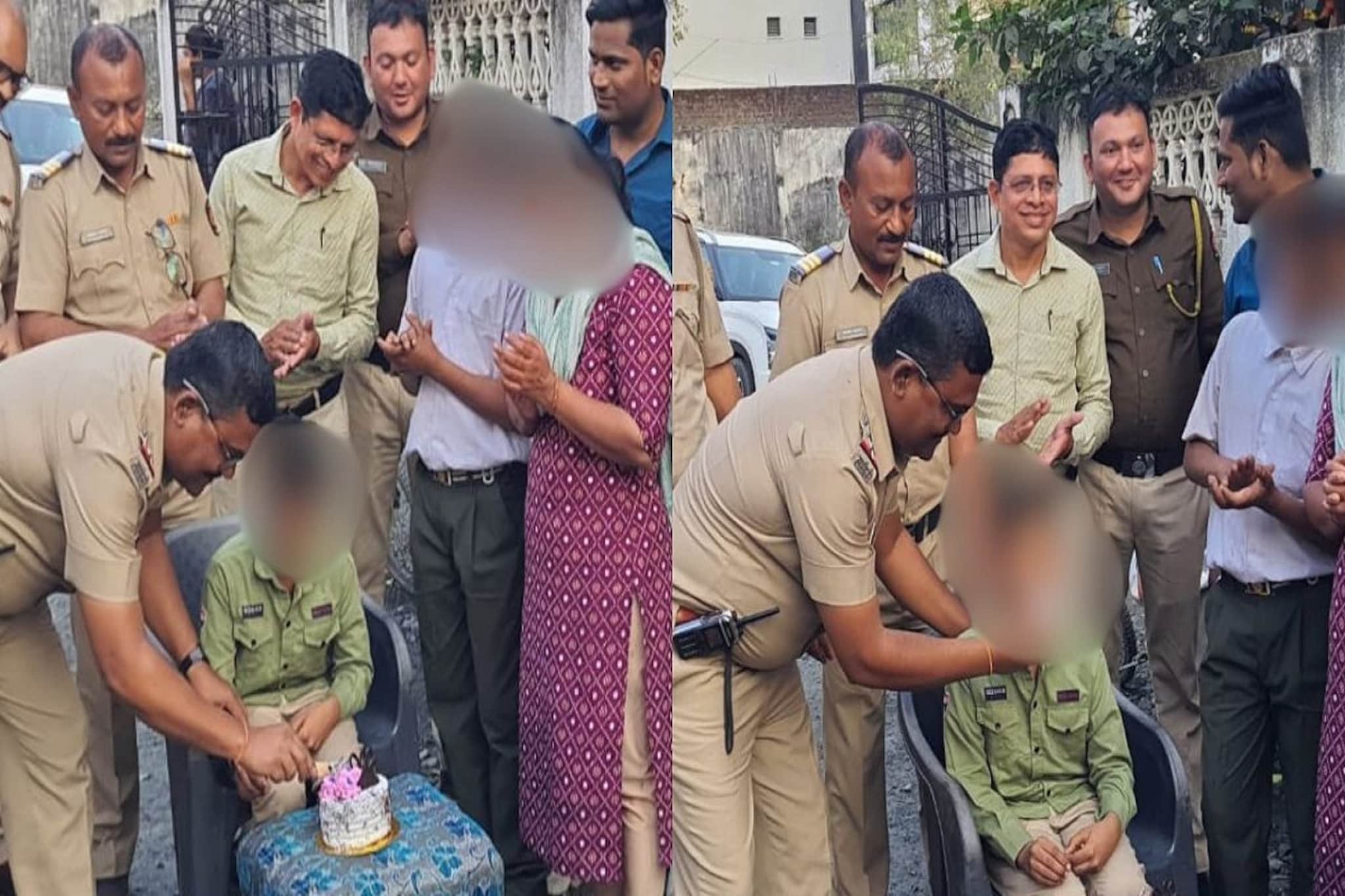 बर्थडे आहे भावाचा...पळून गेलेल्या पोराला पोलिसांनी दिलं वाढदिवसाचं सरप्राईज