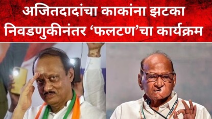 अजित पवार-शरद पवार अजित पवार-शरद पवार