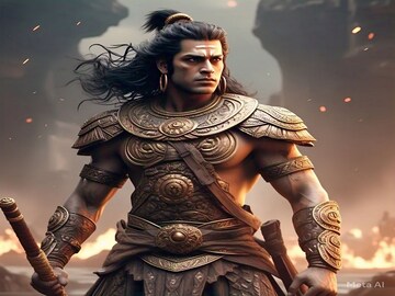 कर्णाचं खरं नाव काय? (AI Generated image) कर्णाचं खरं नाव काय? (AI Generated image)