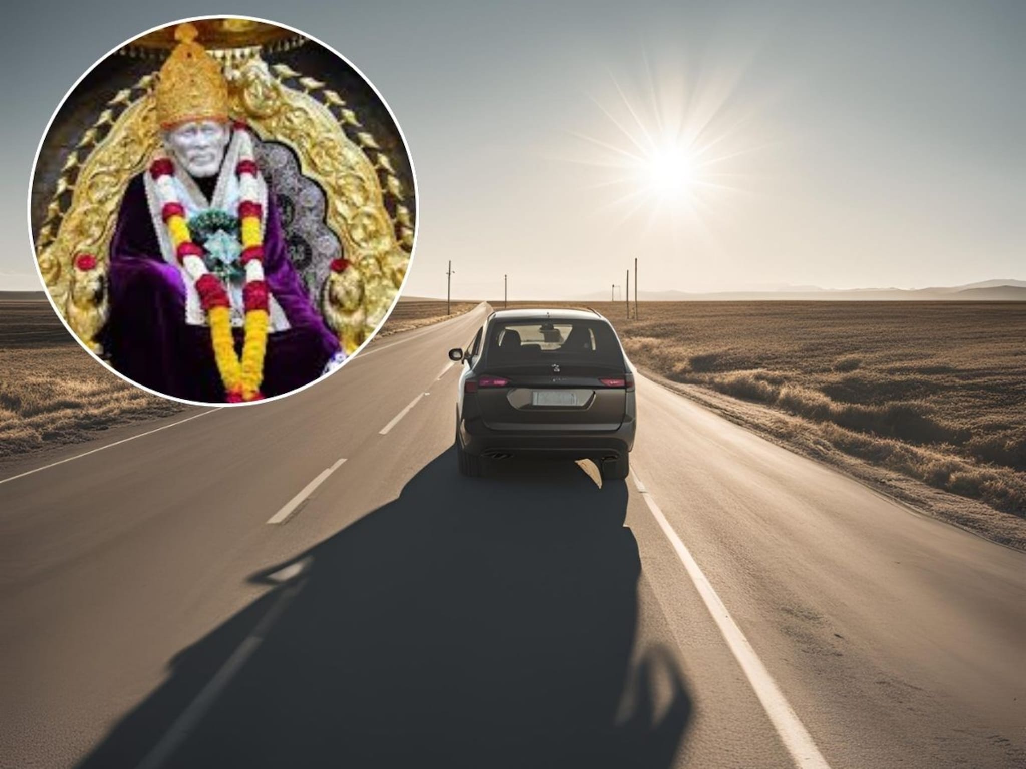 पाठलाग करत कार अडवली, शिर्डीत बंदूक अन् तलवारीचा धाक दाखवत साईभक्तांना लुटलं