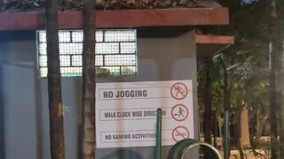 Bangalore jogging ban