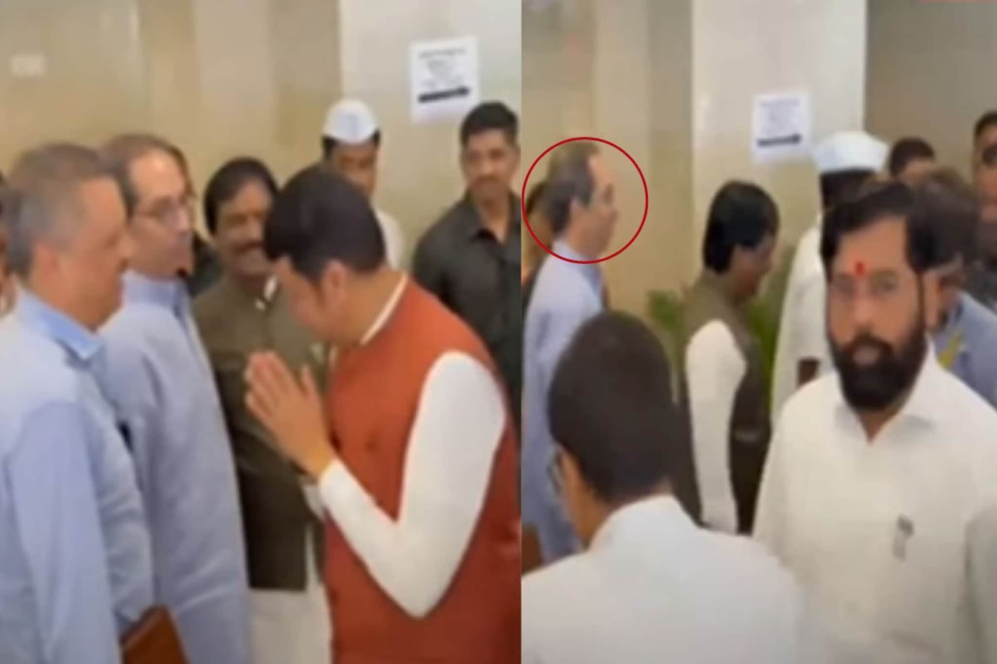 VIDEO: फडणवीसांनी नमस्कार केला, पण ठाकरेंनी चिमटा काढला, विधानभवनात काय घडलं?