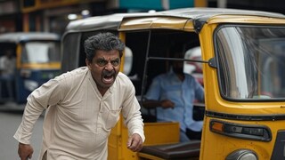 Notorious criminal ran after rickshaw driver with a sickle (AI Image)