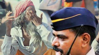 Police Action On beggars in shirdi Police Action On beggars in shirdi