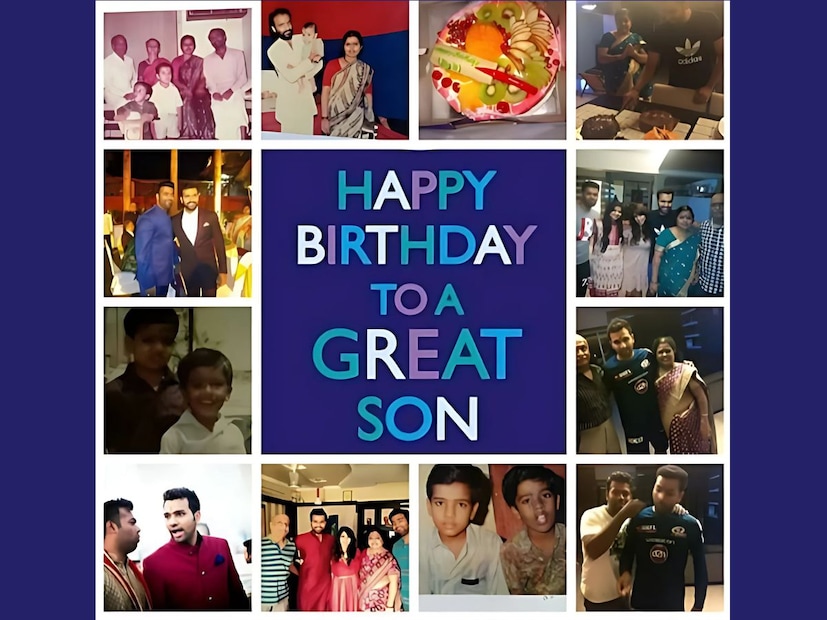 एक महान मुलाला वाढदिवसाच्या हार्दिक शुभेच्छा, असं म्हणत रोहित शर्माच्या आईने आपल्या लाडक्या लेकाला वाढदिवसाच्या शुभेच्छा दिल्या आहेत. 