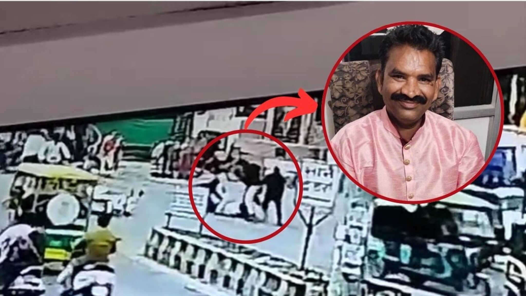 VIDEO: नागपुरात शिवसेना नेत्याची भररस्त्यात हत्या, एकाने अडवलं, 4 जणांनी भोसकलं