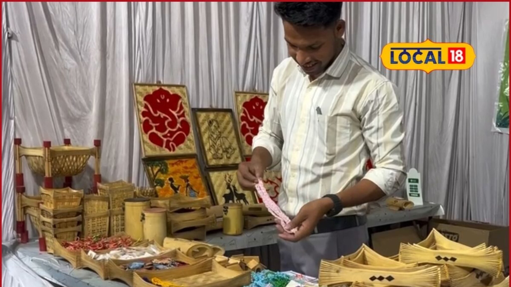 बांबूचा टूथब्रश अन् बांबूचेच दागिने, जालन्यात भरलंय प्रदर्शन, लगेच करा खरेदी