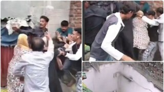 तुफान हाणामारी सुरू असताना अचानक गायब झाले 5 जण, भिवंडीचा शॉकिंग Video