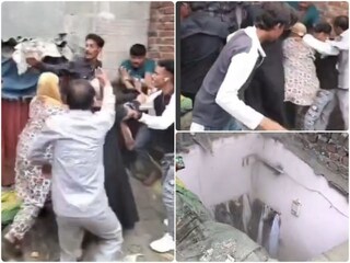 तुफान हाणामारी सुरू असताना अचानक गायब झाले 5 जण, भिवंडीचा शॉकिंग Video