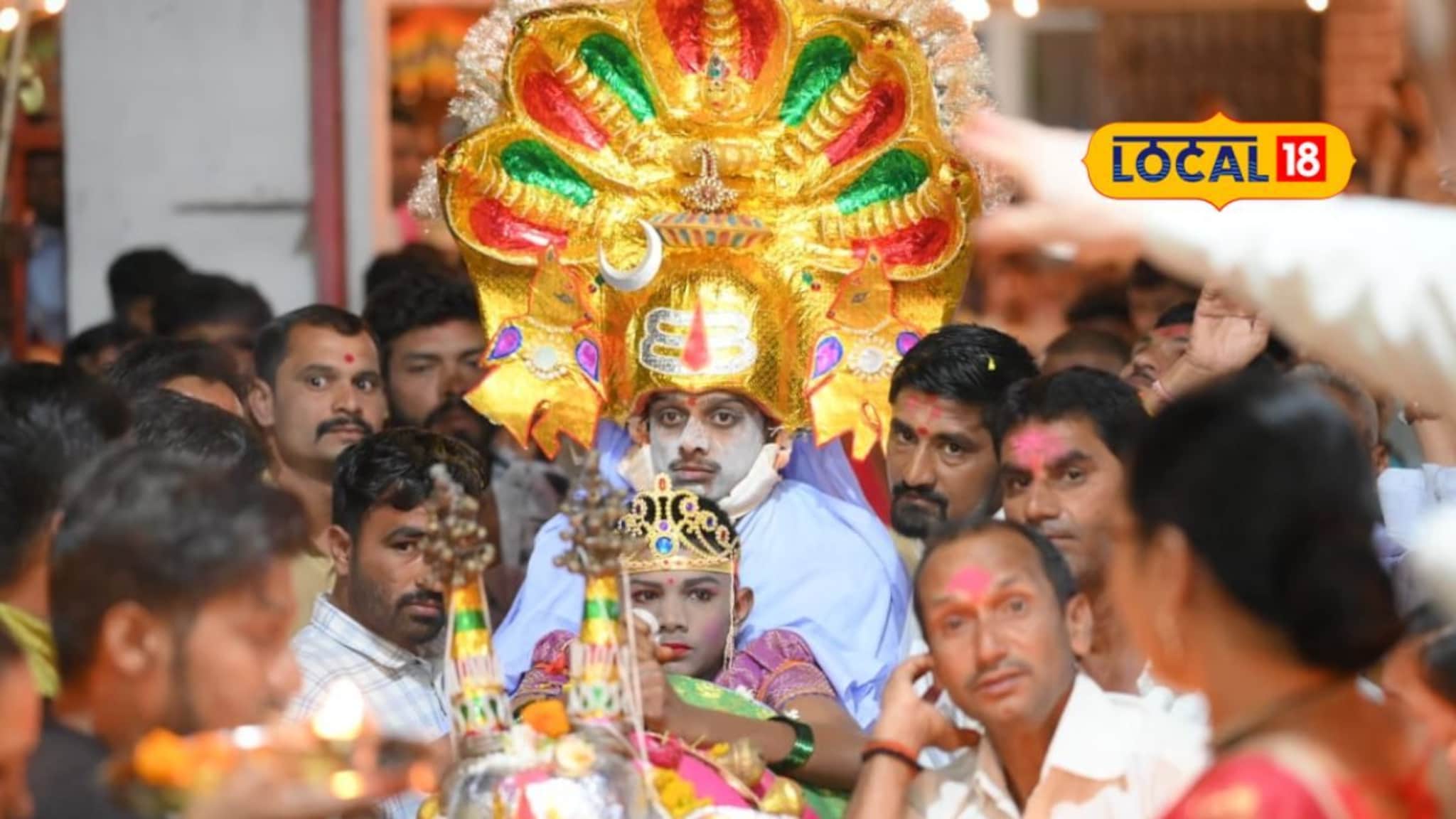 पारधचा बालाजी महोत्सव, महादेवाच्या भव्य स्वारीने गाव भक्तिमय, शेकडो वर्षांची परंपरा कायम! Video