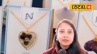 Resin flower jewellery,