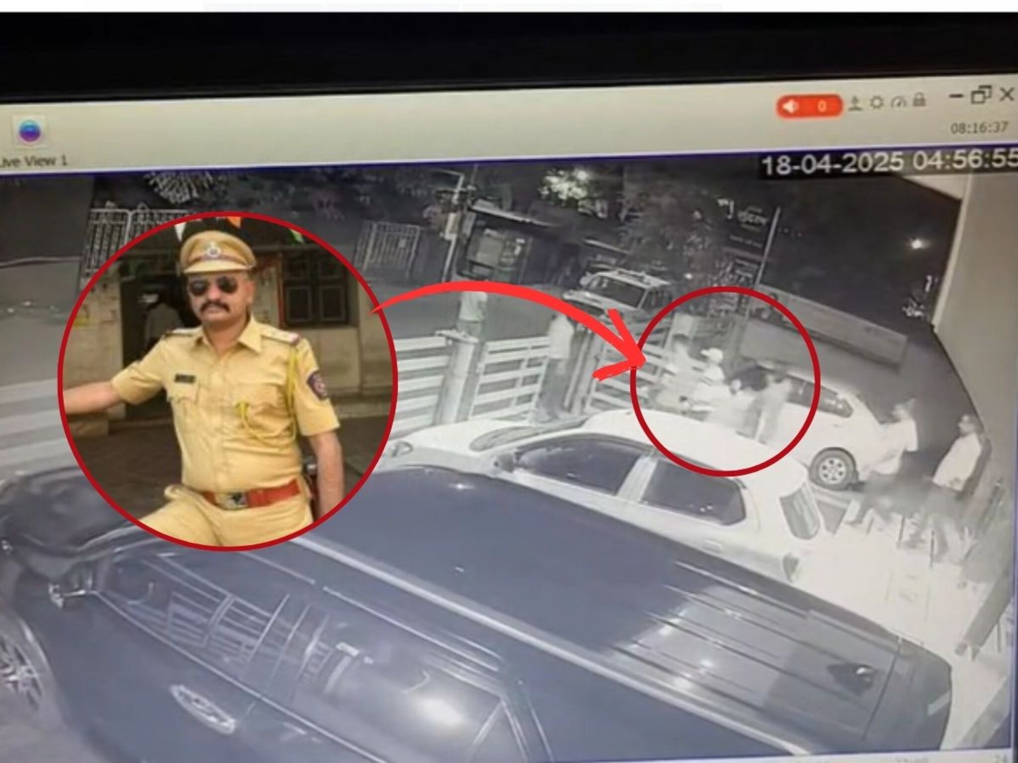 VIDEO: हॉटेलमध्ये मुक्काम, गाढ झोपलेला PSI कासले, पोलिसांनी केली 'बॅड मॉर्निंग'