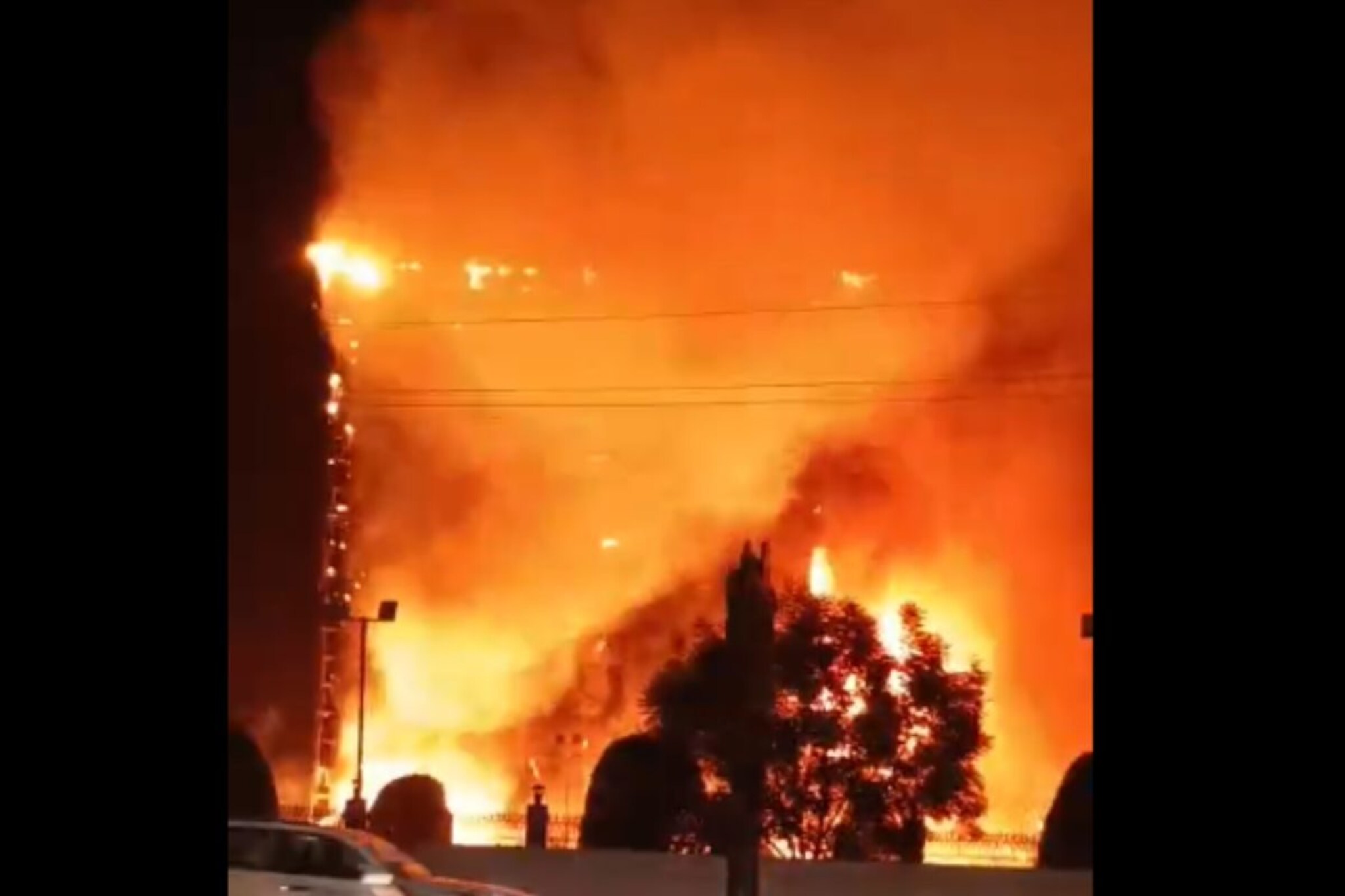 संभाजीनगरमध्ये शिवसेना आमदाराच्या हॉटेलमध्ये अग्नितांडव, घटनास्थळाचा पहिला VIDEO