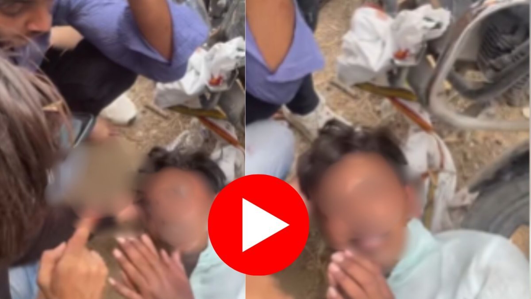 Beed Video  :'कोयता आणा रे', बीडच्या शिवराजला टॉर्चर करतानाचा आणखी एक Video समोर,  खाली झोपवून...