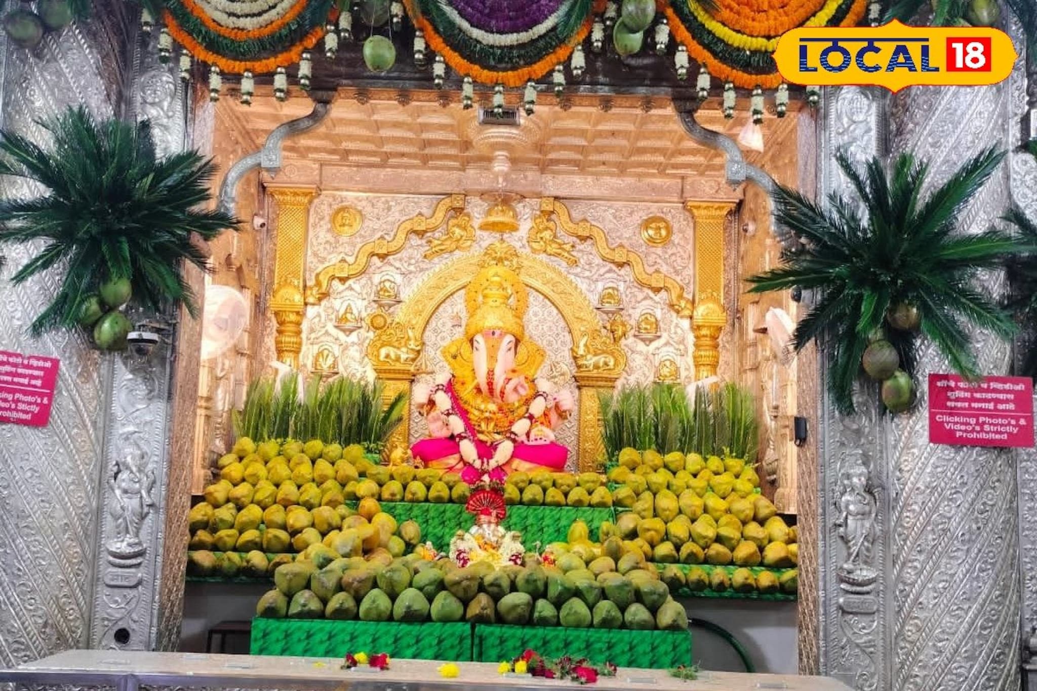 जय गणेश! ‘दगडूशेठ’ मंदिरात शहाळे महोत्सव, वैशाख पौर्णिमेला खास महानैवद्य, Video