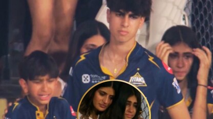 MI vs GT Ashish Nehra kids heartbroken as Gujarat Titans 
