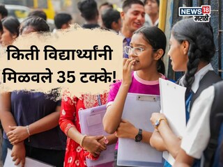 ना इकडं ना तिकडं, किती विद्यार्थ्यांनी मिळवले 35 टक्के! बोर्डानं जाहीर केला आकडा...

