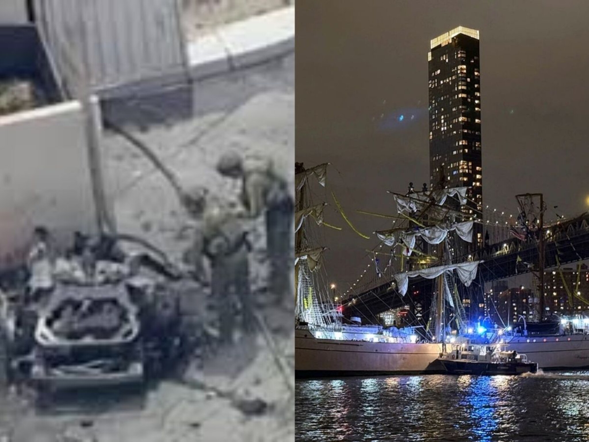 अमेरिकेत दहशतवादी हल्ला? आधी बॉम्बस्फोट झाला, मग ब्रुकलीन ब्रिजला धडकलं जहाज