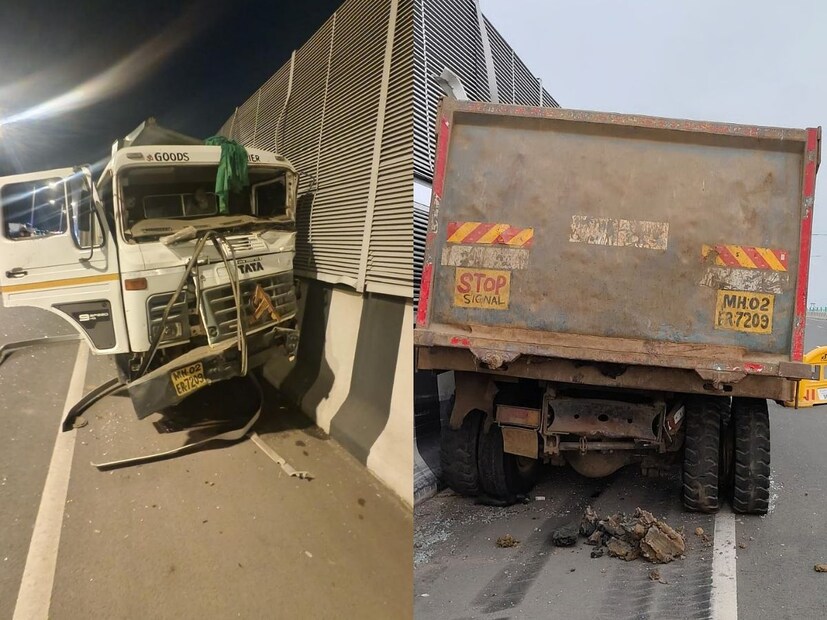 कारची धडक वेगाने झाल्याने डंपरचेही नुकसान झालंय.  अपघातग्रस्त BMW X1 कामोठे पोलीस स्टेशनला तपासणीसाठी नेण्यात आली आहे. या अपघातात कार जरी कितीही सेफ असली तर वेगावर नियंत्रण ठेवणं तितकं गरजेचं आहे. 