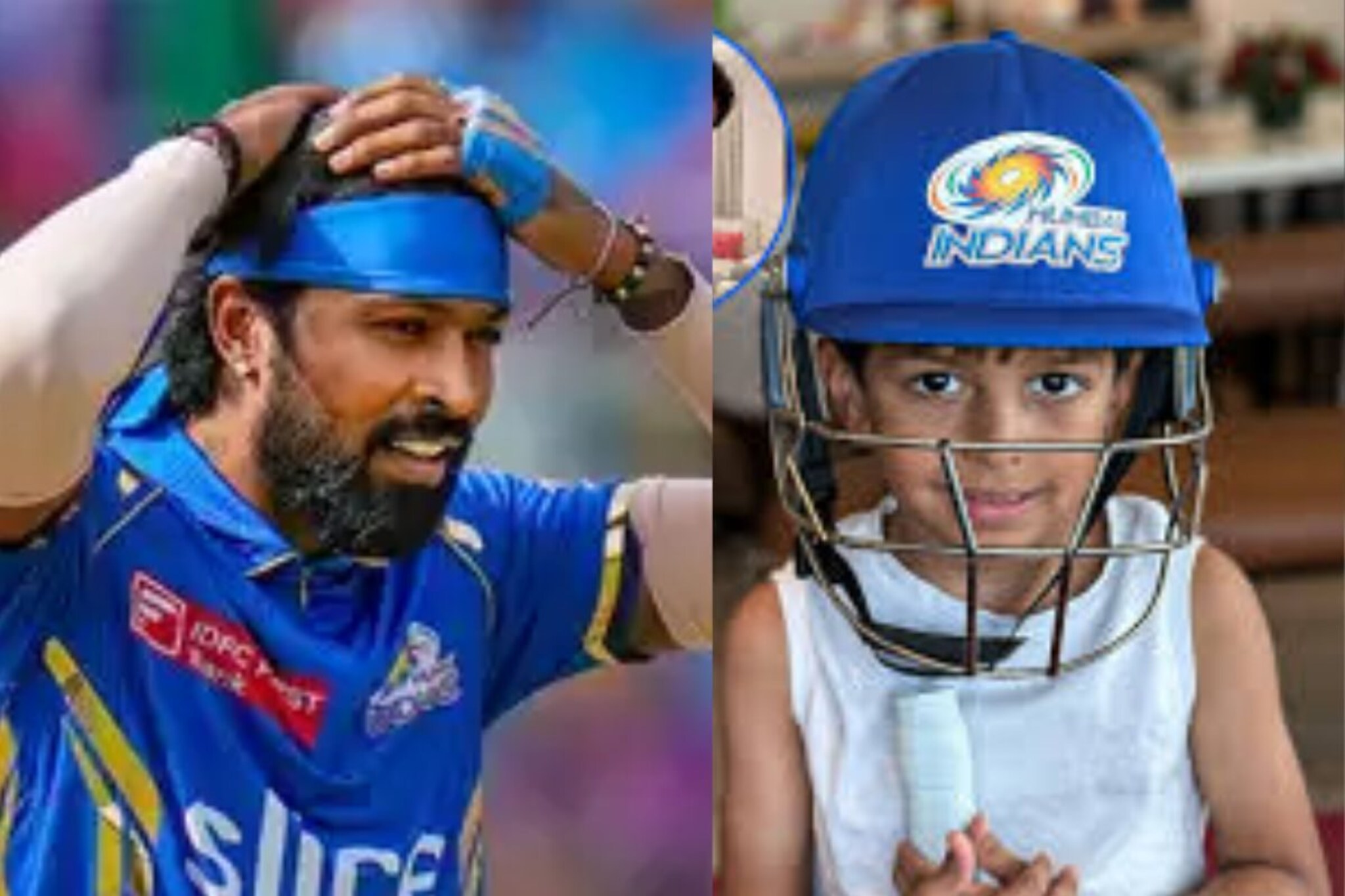 मॅच संपली पण बाप ऑन ड्युटीच होता,हार्दिकने मैदानात वडिलाच कर्तव्य बजावलं, VIDEO