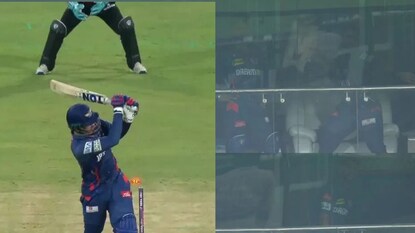 Nicholas pooran Loses cool