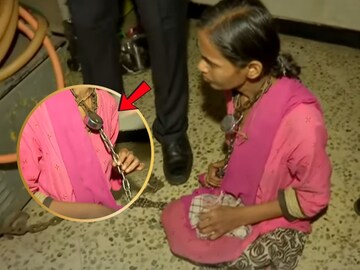 Kolhapur Crime News woman was kept locked in a chain 