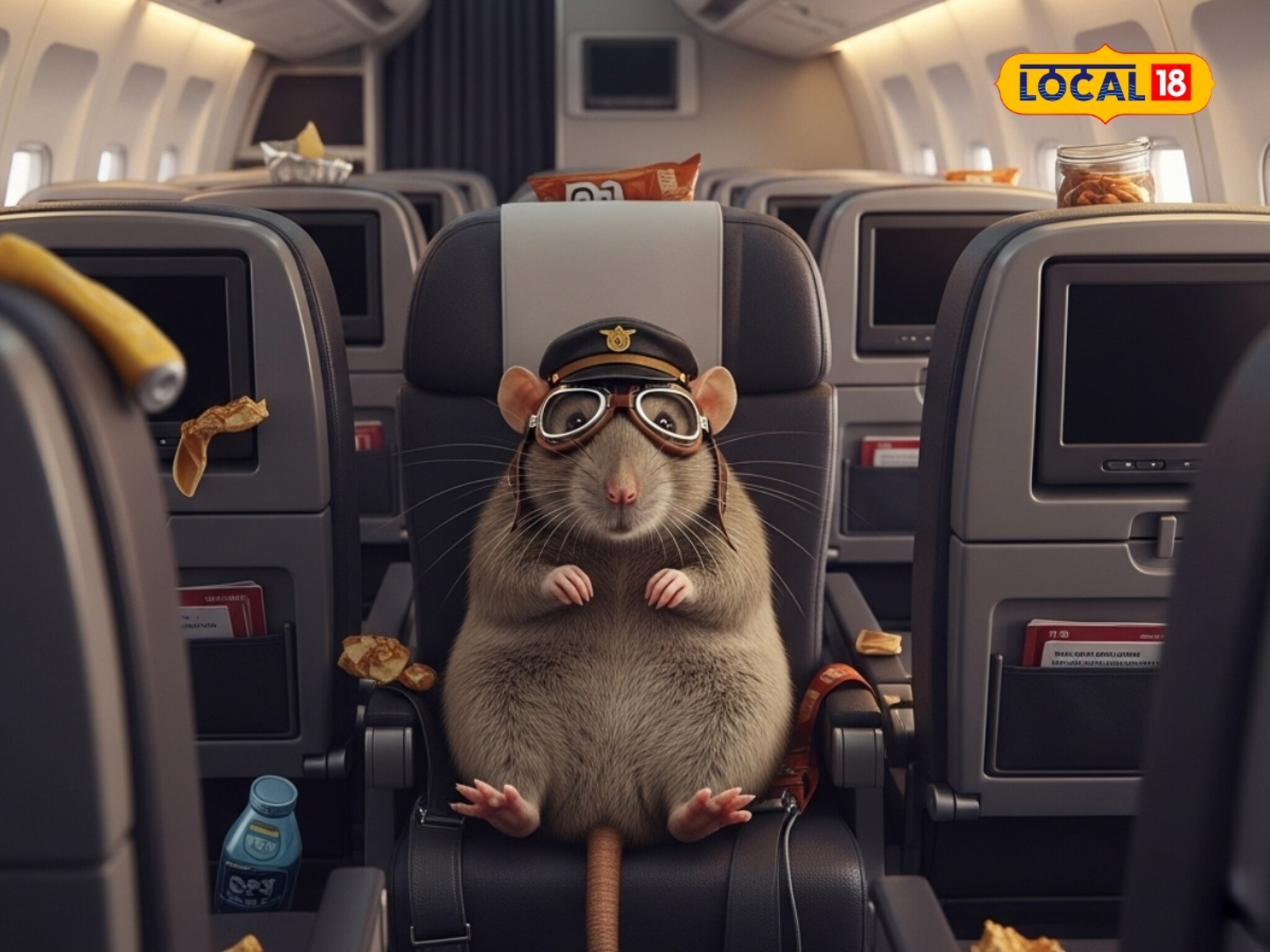 विमानात लपलेला असतो 'हा' उंदीर; बिघाड होताच येतो बाहेर अन् वाचवतो प्रवाशांचे प्राण!