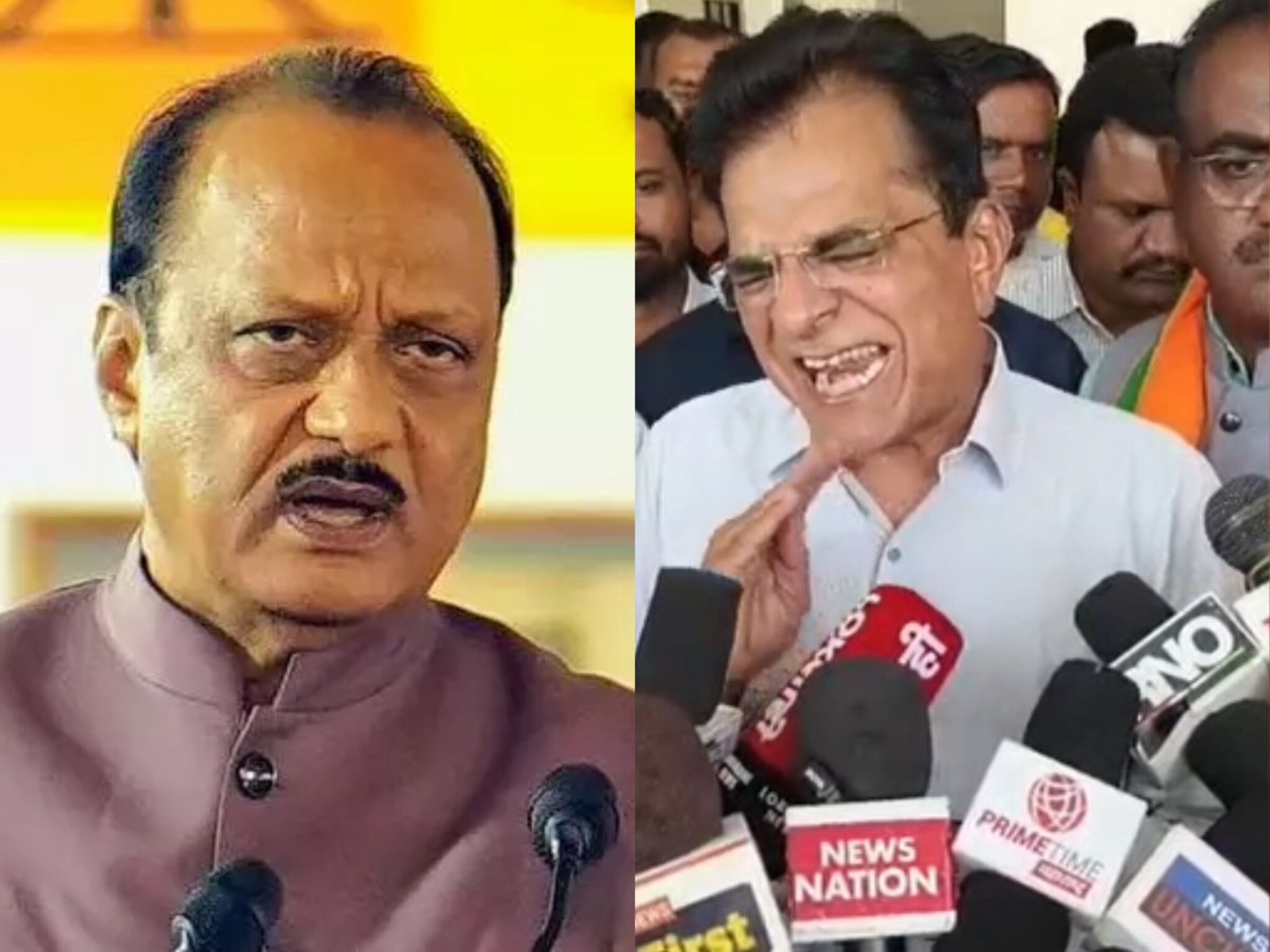 अजित पवारांची दादागिरी महाराष्ट्रात चालणार नाही, छाती ठोकत किरीट सोमय्या यांचा इशारा