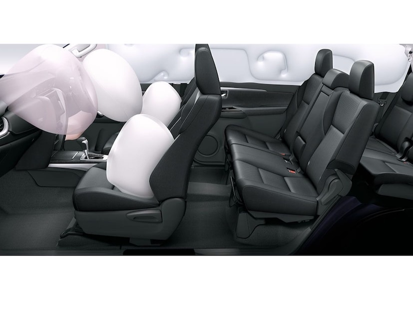 टॉप फिचर्स -

टोयोटा Fortuner आणि Legender मध्ये सेफ्टीसाठी  7 एअरबॅग्स, अँटी लॉक ब्रेकिंग सिस्टम , ब्रेक अस्सिट, EBD, ट्रेक्शन कंट्रोल, प्री-टेंशनर, फोर्स लिमिटर, स्पीड ऑटो लॉक, सीट बेल्ट आणि हिल असिस्ट सारखे दमदार फिचर्स दिले आहे. 
