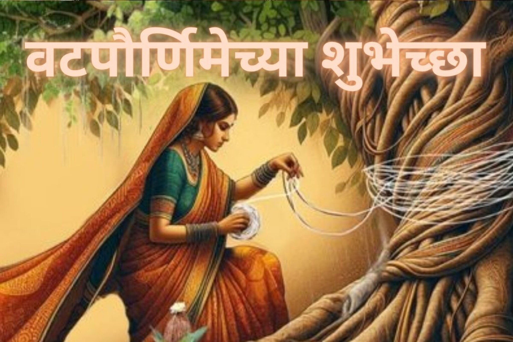 Vat Purnima Wishes : सण सौभाग्याचा, सुवासिनींना द्या वटपौर्णिमेच्या शुभेच्छा