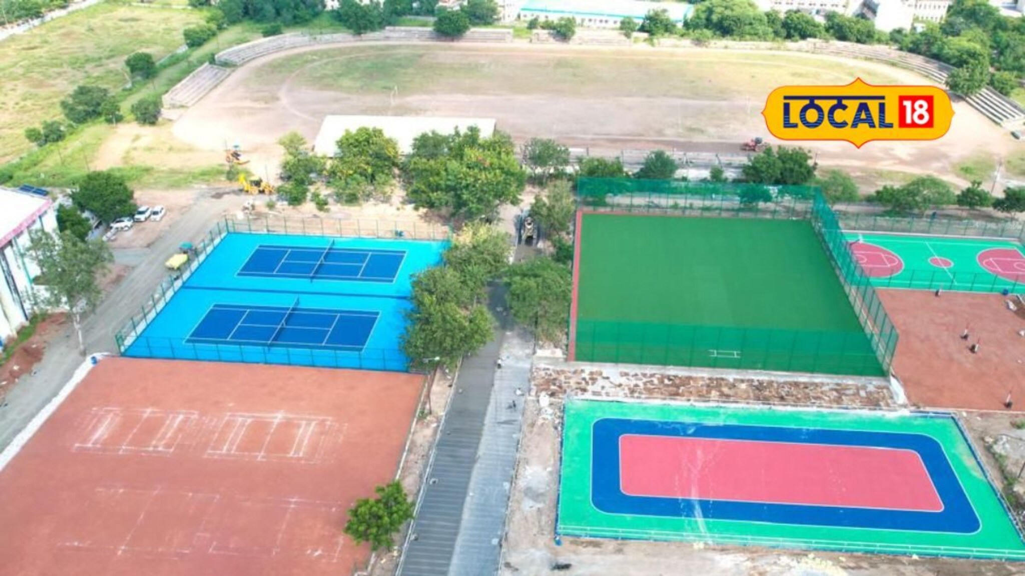 मराठवाड्यात ऑलिंपिक दर्जाचा होतोय रनिंग ट्रॅक, लंडनहून येणार सिंथेटिक लिक्विड