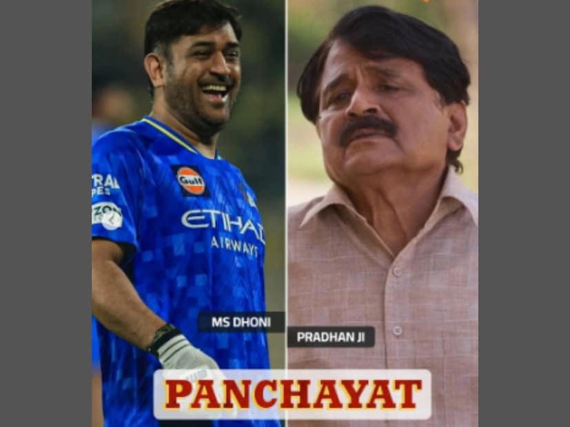 टीम इंडियात जर प्रधानजीचं पात्र द्यायचं झालं तर ते एमएस धोनीला जातं. क्रिकेटच्या दुनियेत तो सर्वांचा बाप आहे.   (फोटो क्रिडिट : sportstiger_official)