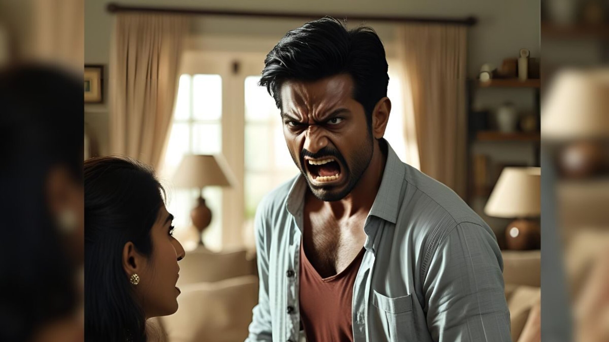 कत्ती घेऊन पत्नीला मारायला गेला अन् स्वत:वर डाव उलटला, बायकोकडून खेळ खल्लास