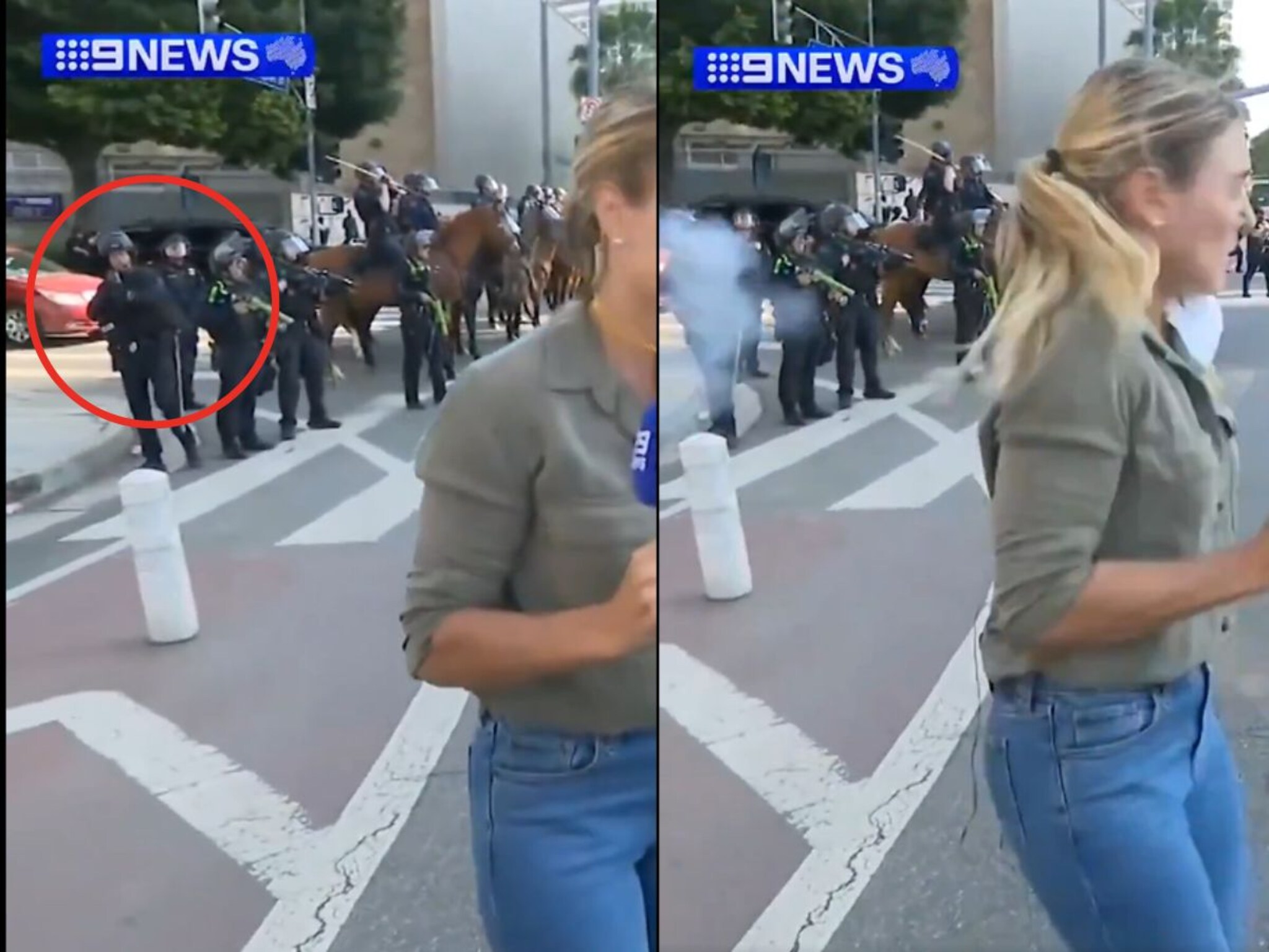 रिपोर्टिंग करत असताना महिला पत्रकाराला गोळी मारली, थरकाप उडवणारी घटना कॅमेऱ्यात कैद; थरारक Video